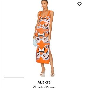 ALEXIS Chiarina Dress in Orange Butterfly!!🦋🦋🦋